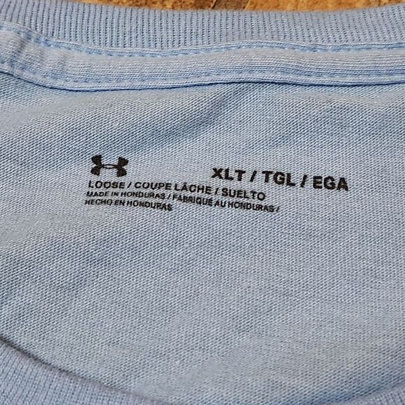 Under Armour Men’s Shirt – XLT, Light Blue, Short Sleeve, NWT - Picture 8 of 8